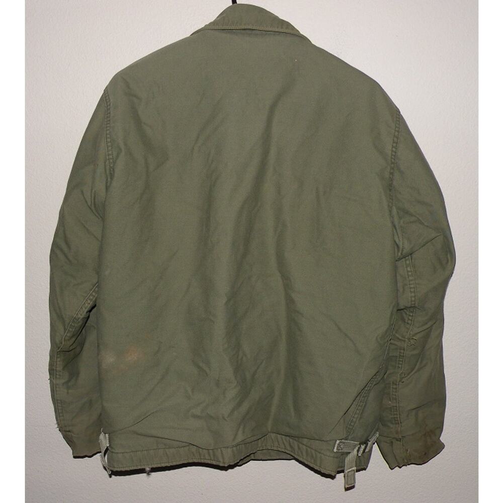 Vintage 60-70’s U.S. Navy Permeable Men’s Large A-2 Deck Jacket - Picture 3 of 3